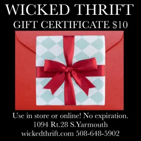 $10 GIFT CARD