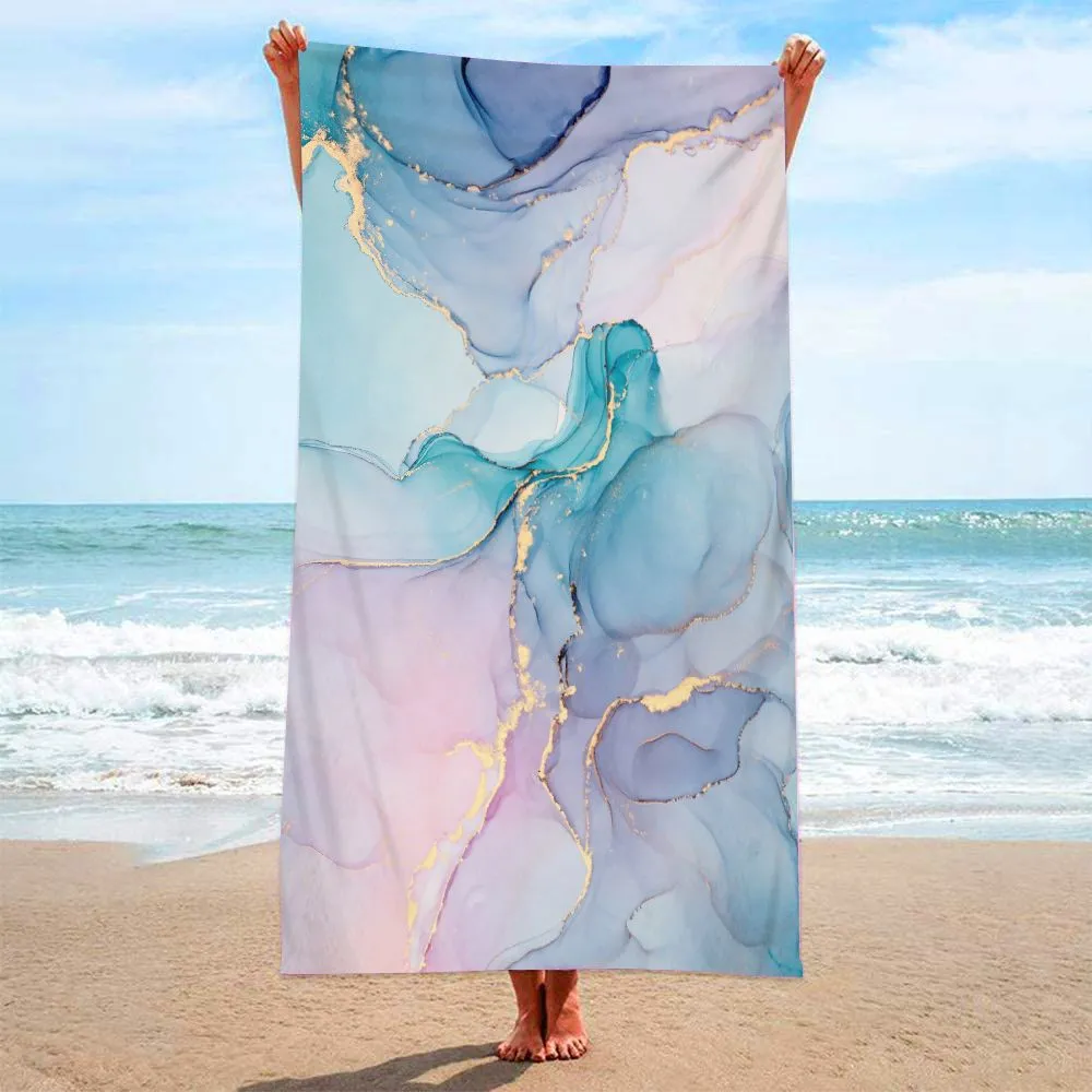 2023 Summer Boho Beach Towel Florid Women Microfiber Quick Dry Bath Towels Beach Cover Sand Free Portable Girl Pink Travel Towel