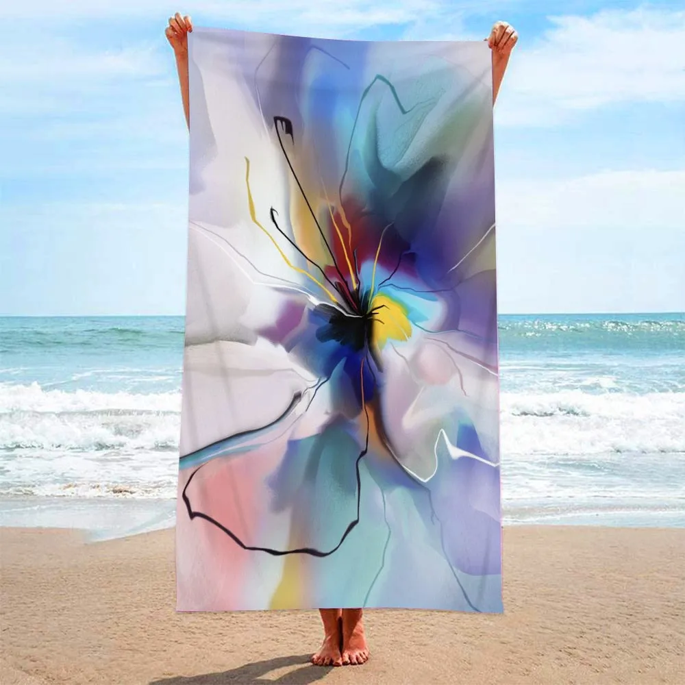 2023 Summer Boho Beach Towel Florid Women Microfiber Quick Dry Bath Towels Beach Cover Sand Free Portable Girl Pink Travel Towel