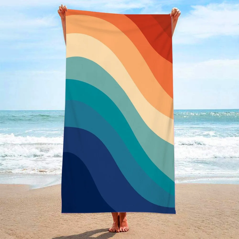 2023 Summer Boho Beach Towel Florid Women Microfiber Quick Dry Bath Towels Beach Cover Sand Free Portable Girl Pink Travel Towel