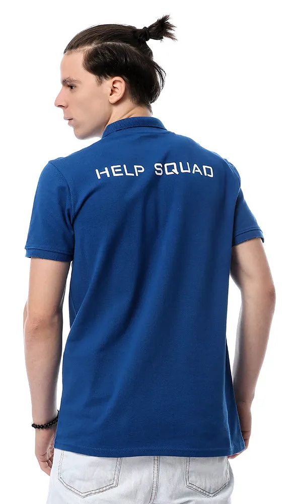 54470 Help Squad Royal Blue Polo Shirt