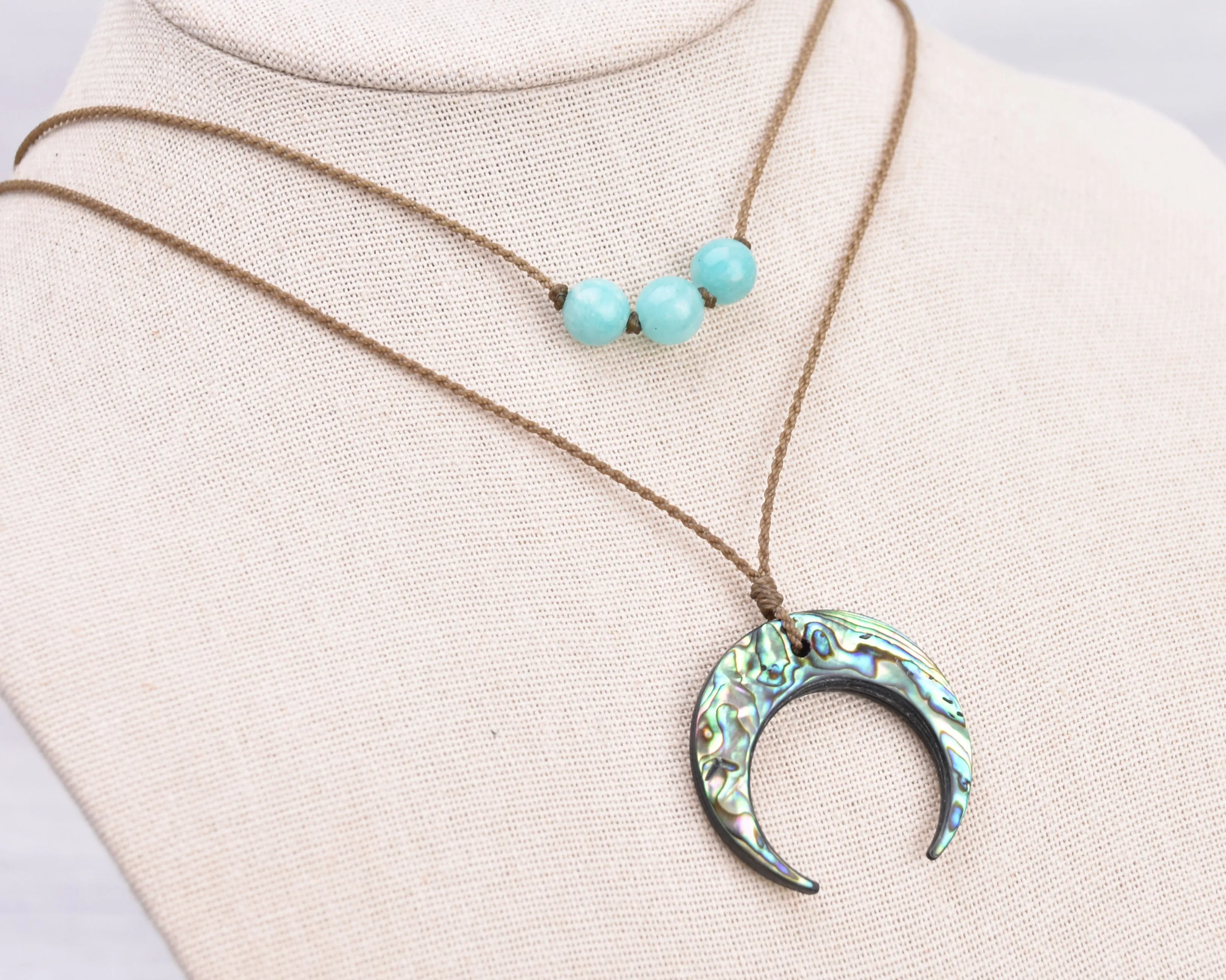 Abalone Sky - Necklace Stack (10% off)