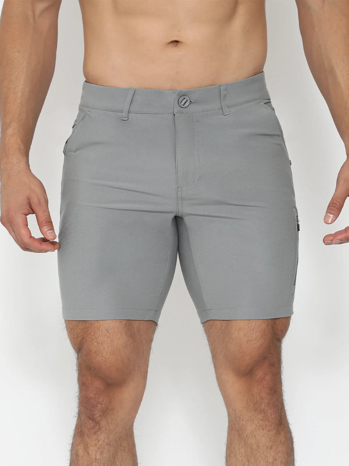 All Day Elite  Performance™ Chino Short Grey