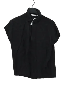 & Other Stories Women's Blouse UK 8 Black 100% Viscose