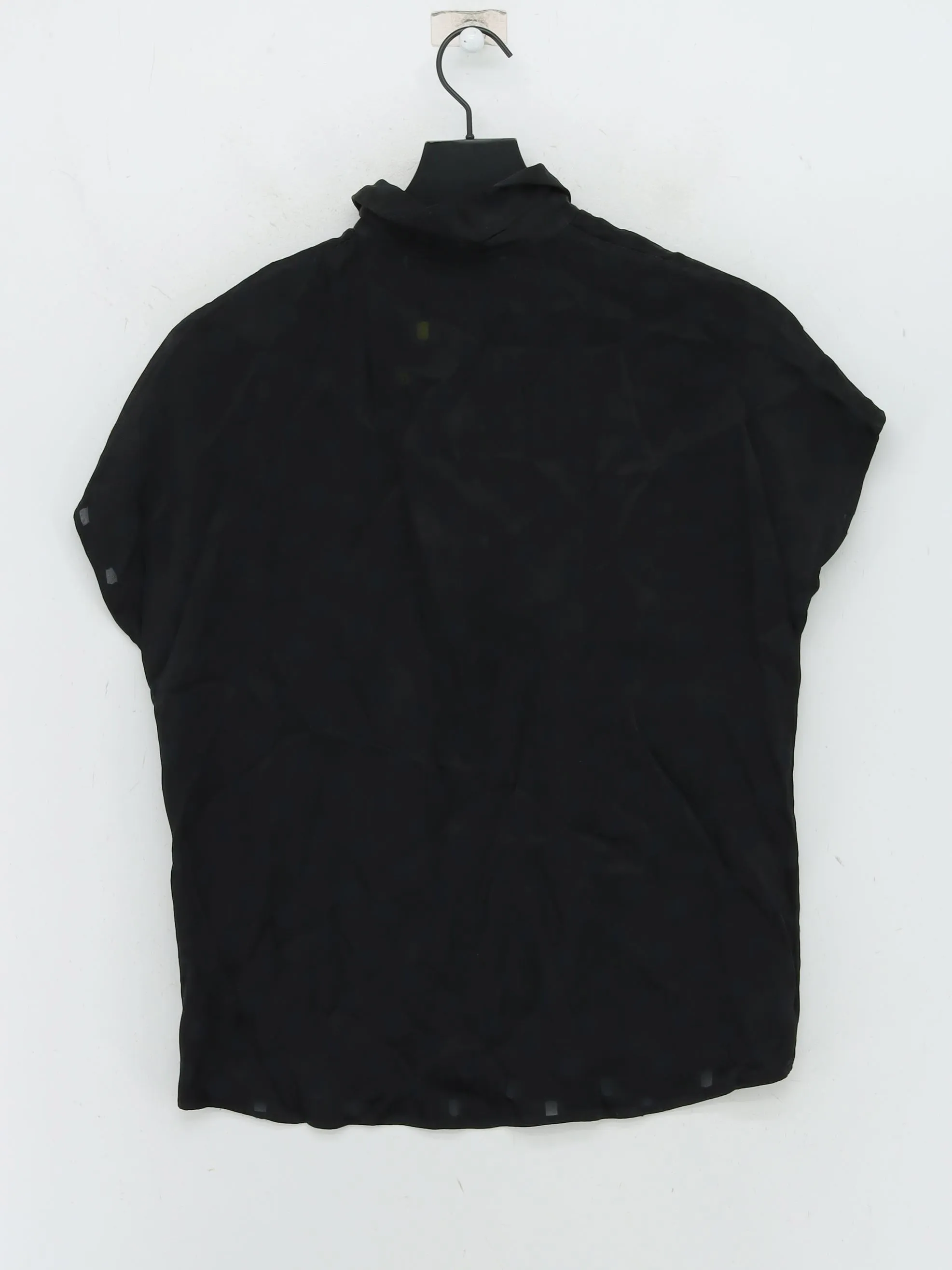 & Other Stories Women's Blouse UK 8 Black 100% Viscose