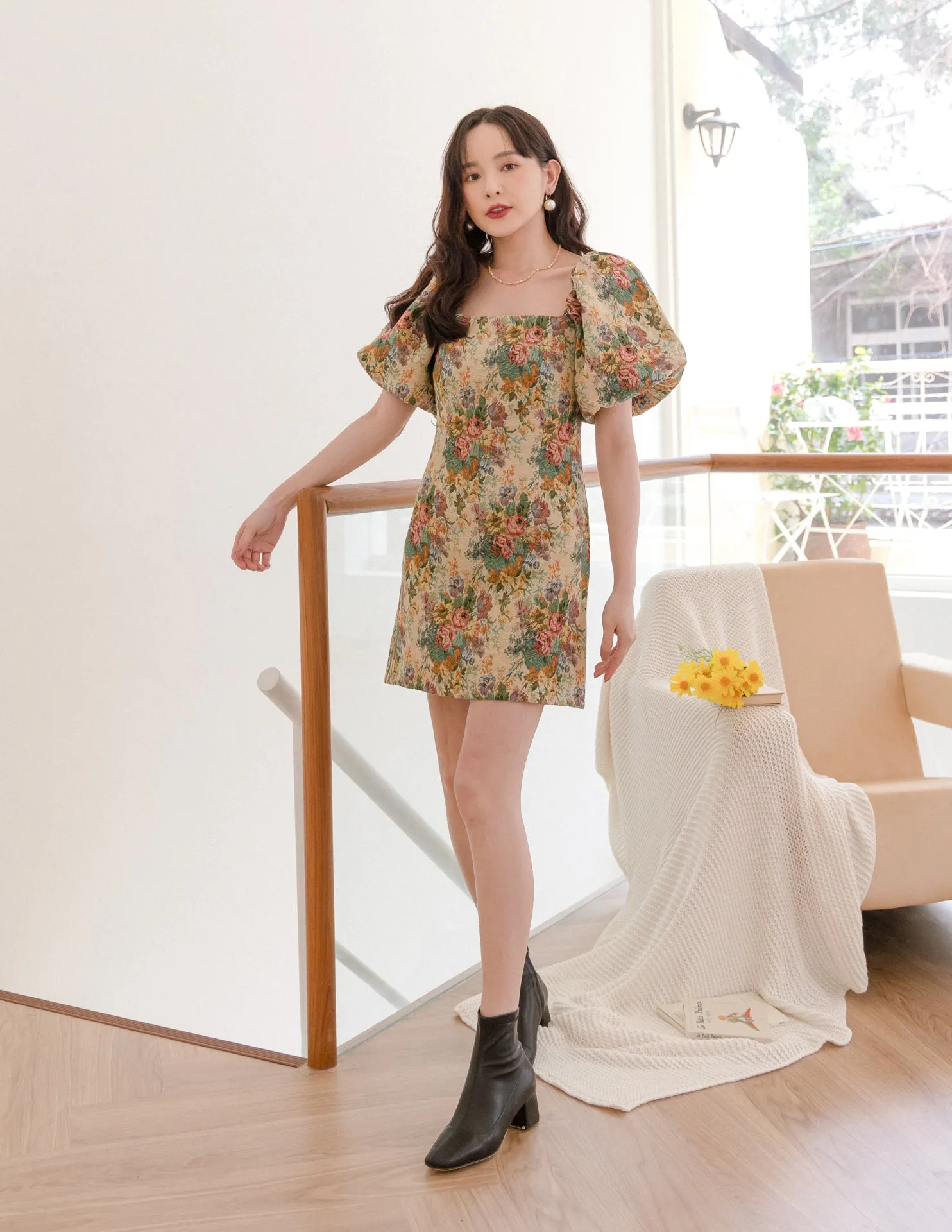 Arissa Dress in Vintage Floral