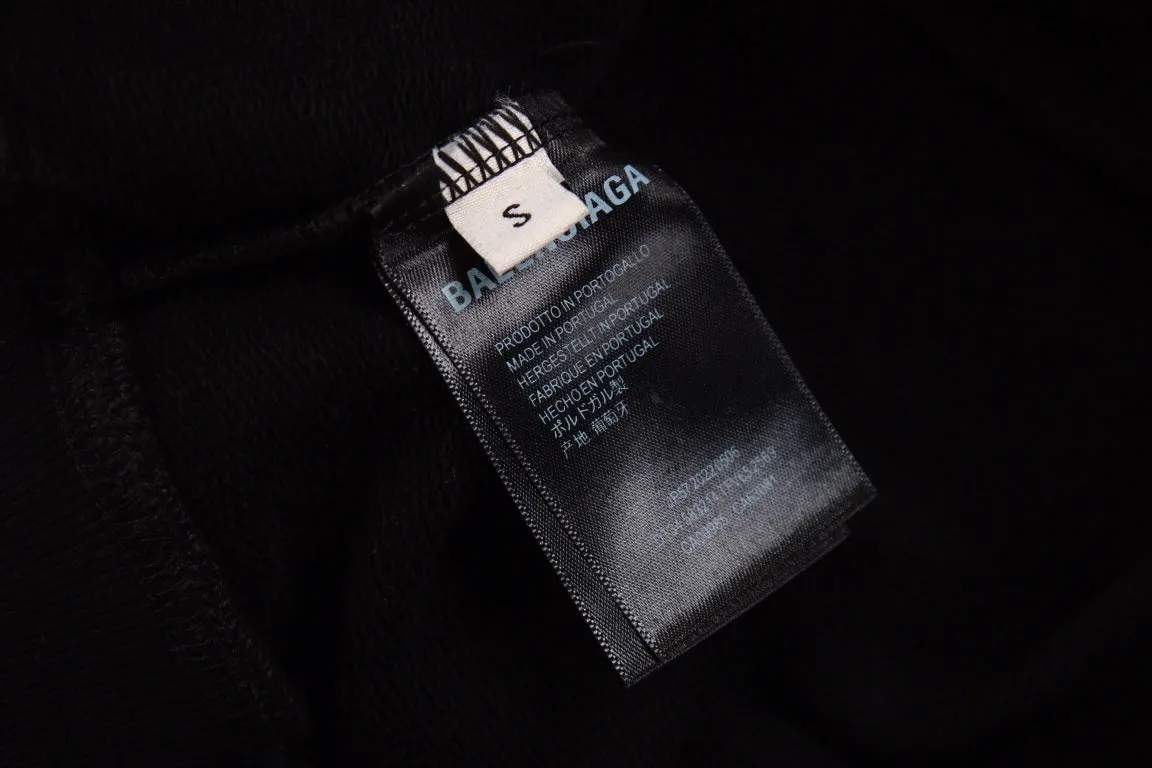 Balenciaga Black Logo Hoodie