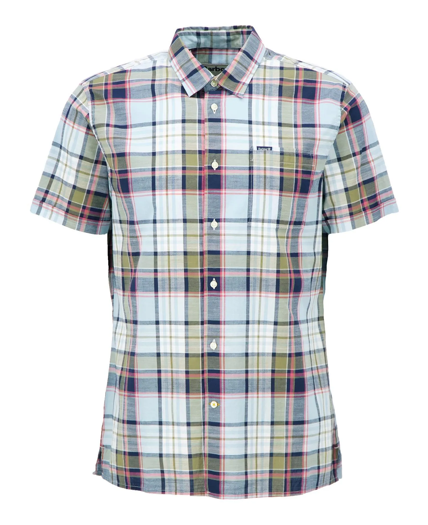 Barbour Mens Bruno Madras Check Shirt - Short Sleeved