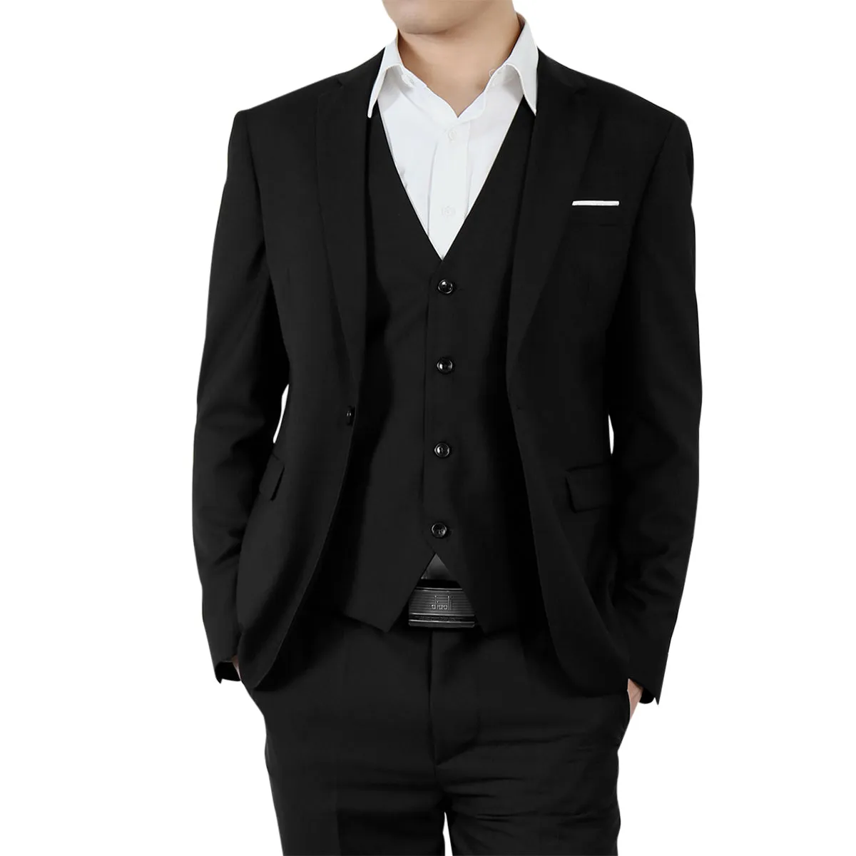 Black Casual Blazer Slim Fit Business Blazer