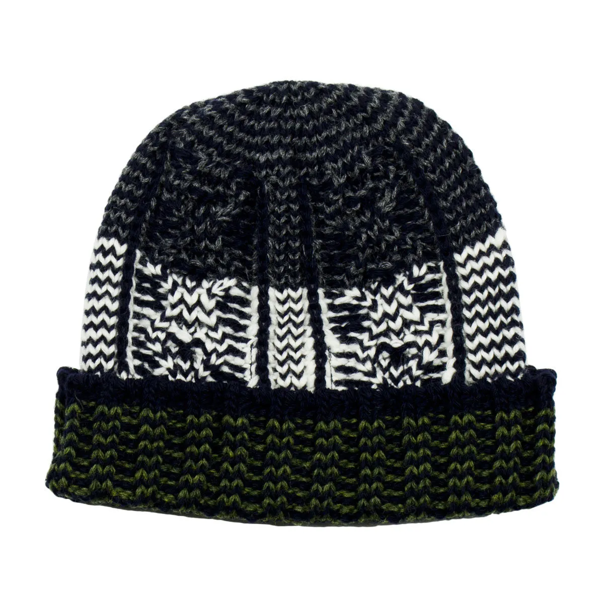 cableami - Shetland Wool Beanie - Navy