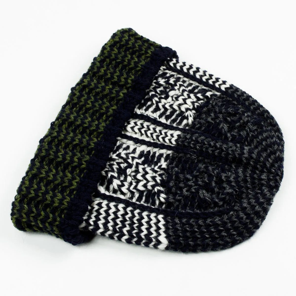 cableami - Shetland Wool Beanie - Navy