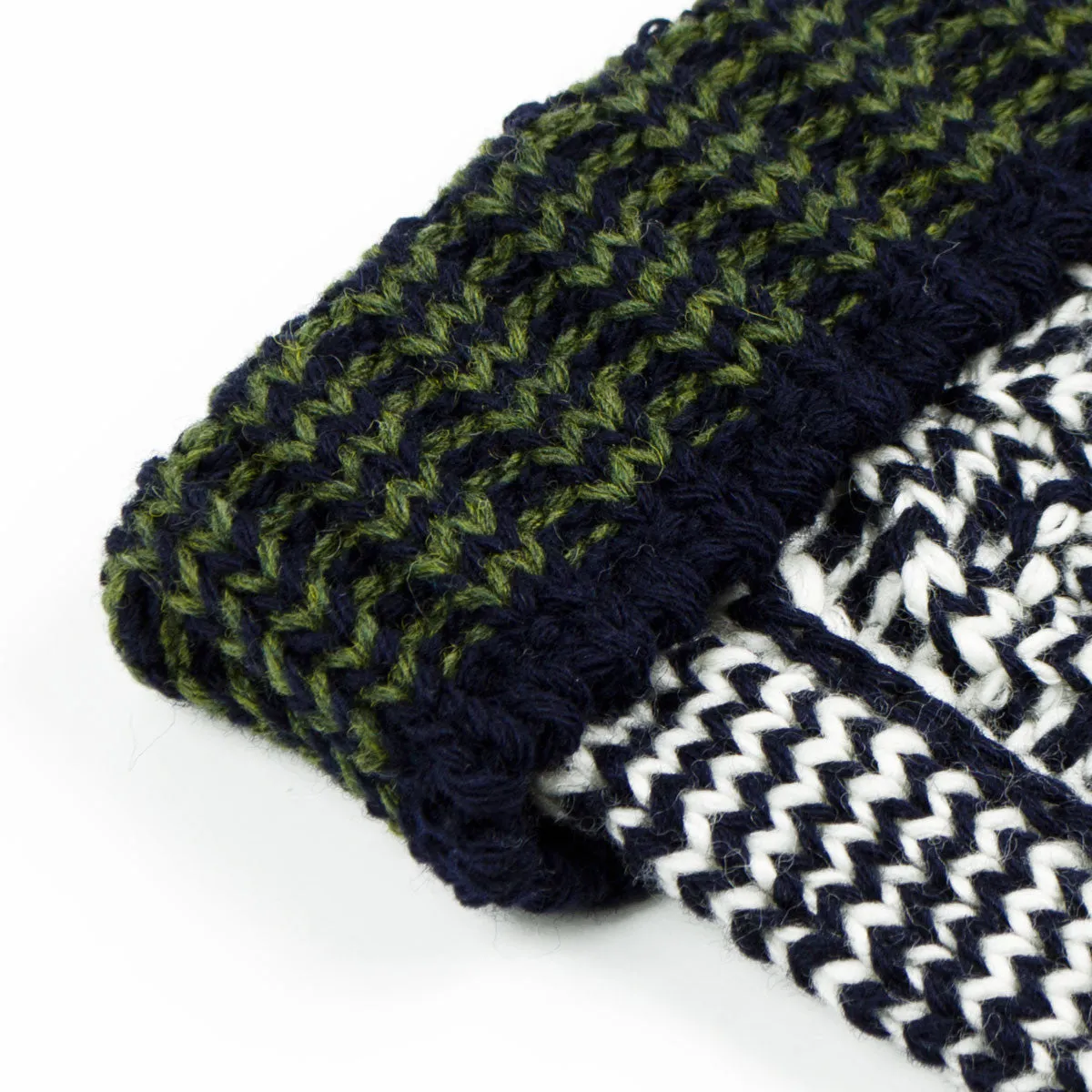 cableami - Shetland Wool Beanie - Navy