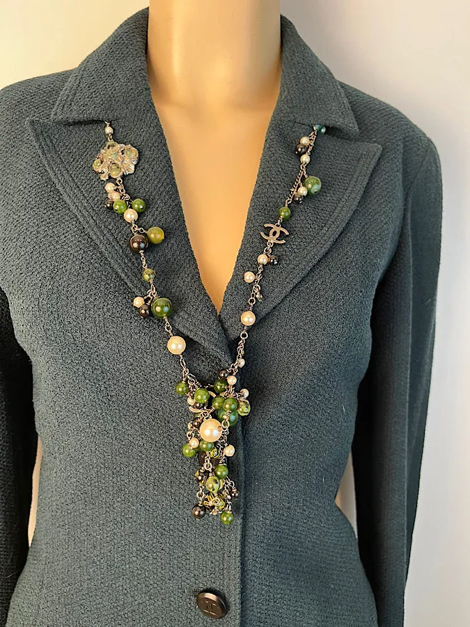 Chanel 11A 2011 Pre-Fall Paris-Byzance Nature Theme Necklace/Belt