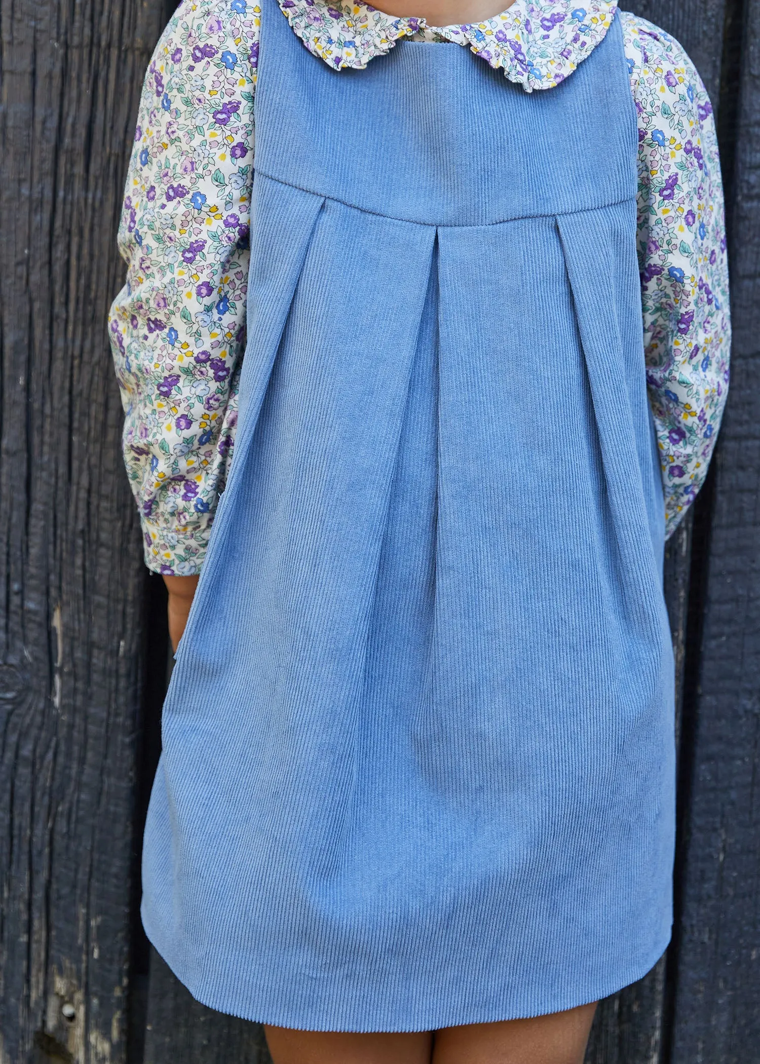 Charleston Jumper - Stormy Blue Corduroy