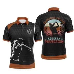 Chiptshirts - Polo De Golf, Cadeau Humour Pour Fans De Golf, Anniversaire 1982, Polo de Sport Homme et Femme, Fabriqué en 1982 - ge de la Perfection - CTS27052214