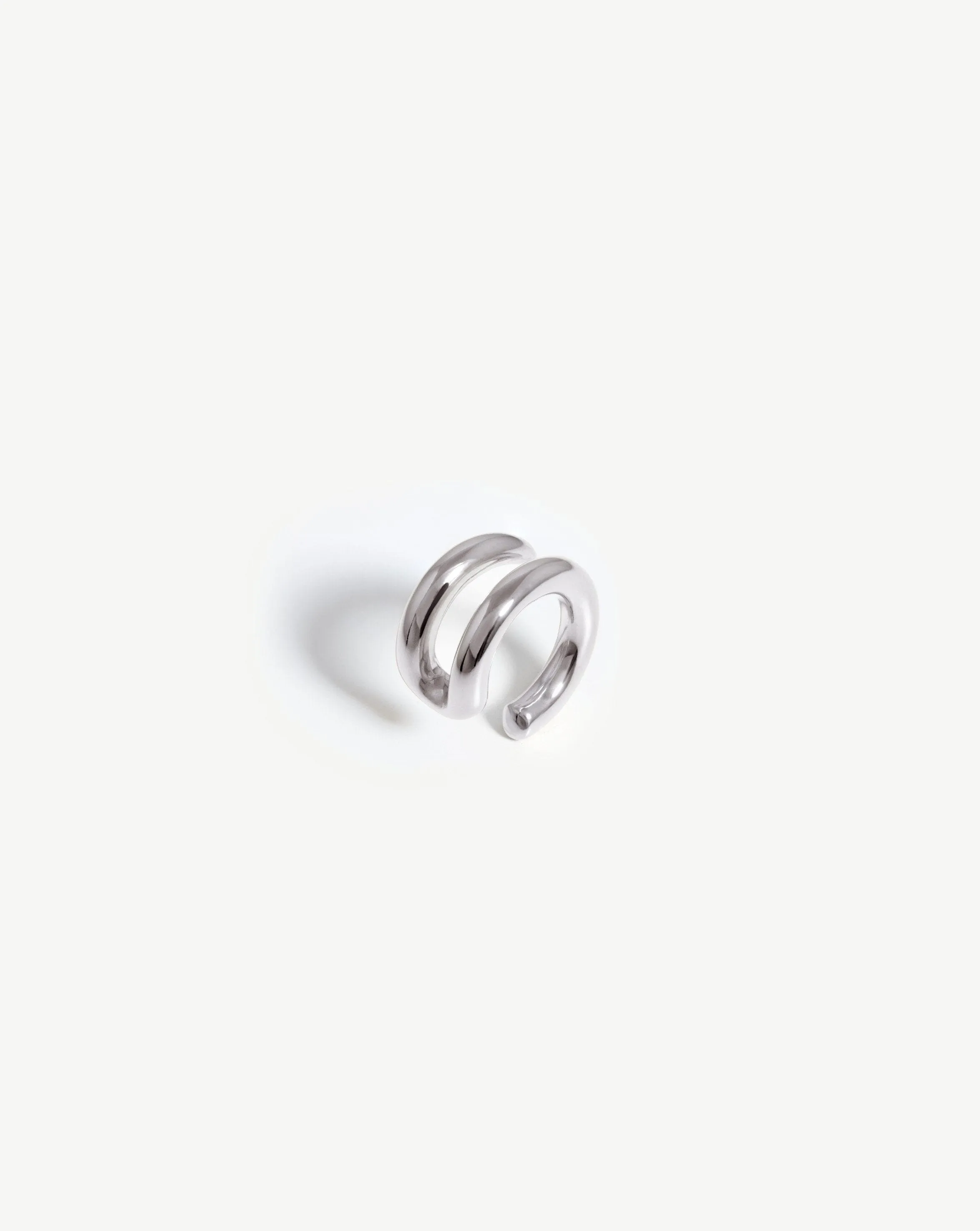 Chunky Claw Ear Cuff | Silver Plated