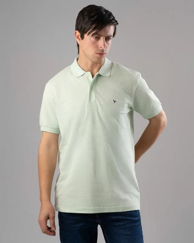 CLASSIC FIT PIQUE POLO SHIRT - MINT