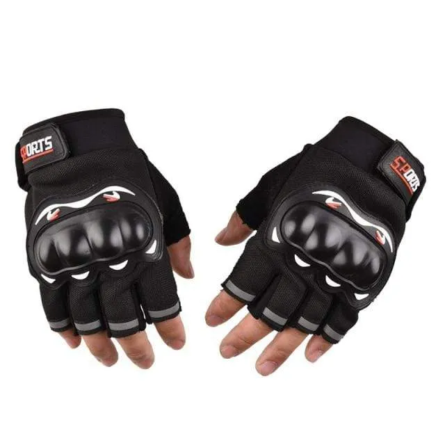 Cycling Bike Half Short Finger Gloves Shockproof Breathable MTB Road Bicycle Gloves Men Women Sports Cycling Equipment