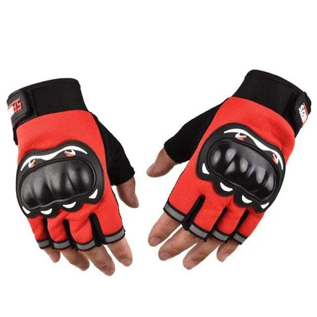 Cycling Bike Half Short Finger Gloves Shockproof Breathable MTB Road Bicycle Gloves Men Women Sports Cycling Equipment