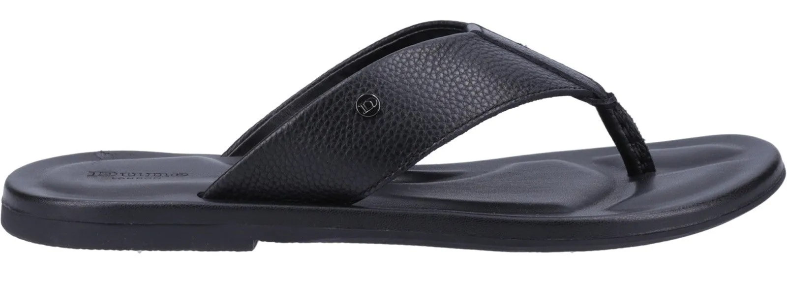 Dune Freds Mens Leather Toe Post Sandal