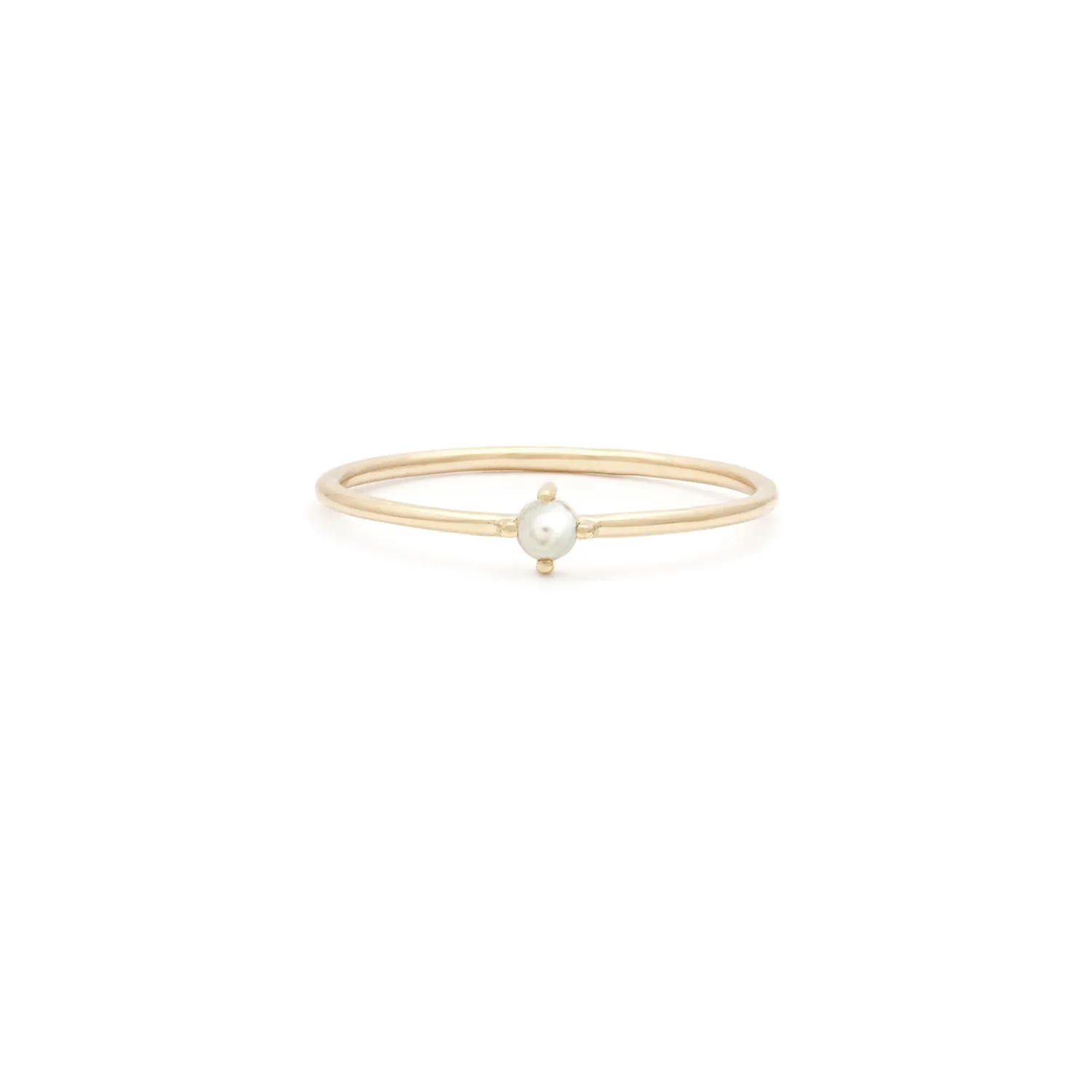 Element Ring | 14k Gold & Pearl