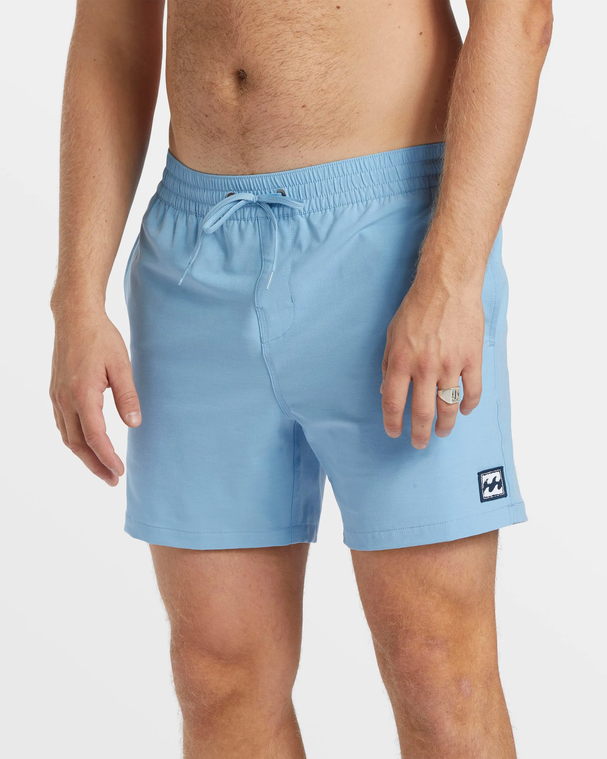 Every Other Day Layback 16 Swim Trunks - Blue Wash