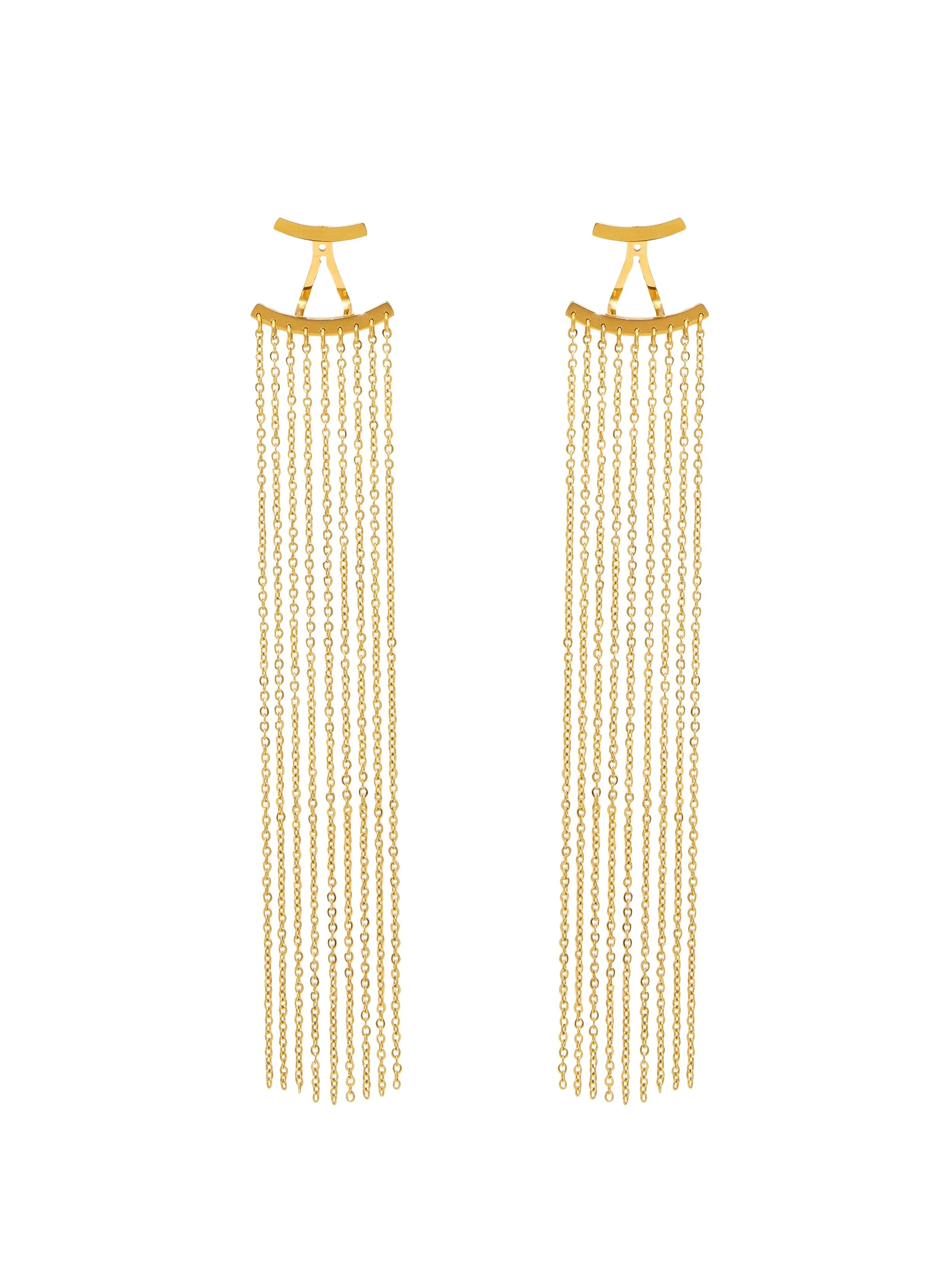 FINE TASSEL EARRING