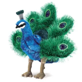 Folkmanis Small Peacock Puppet