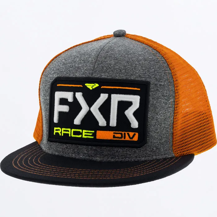 FXR Race Division Hat Grey Heather/Orange