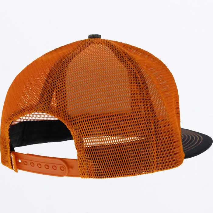 FXR Race Division Hat Grey Heather/Orange