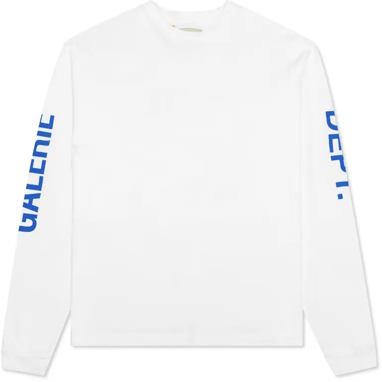 Gallery Dept. French Collector L/S Tee White Blue