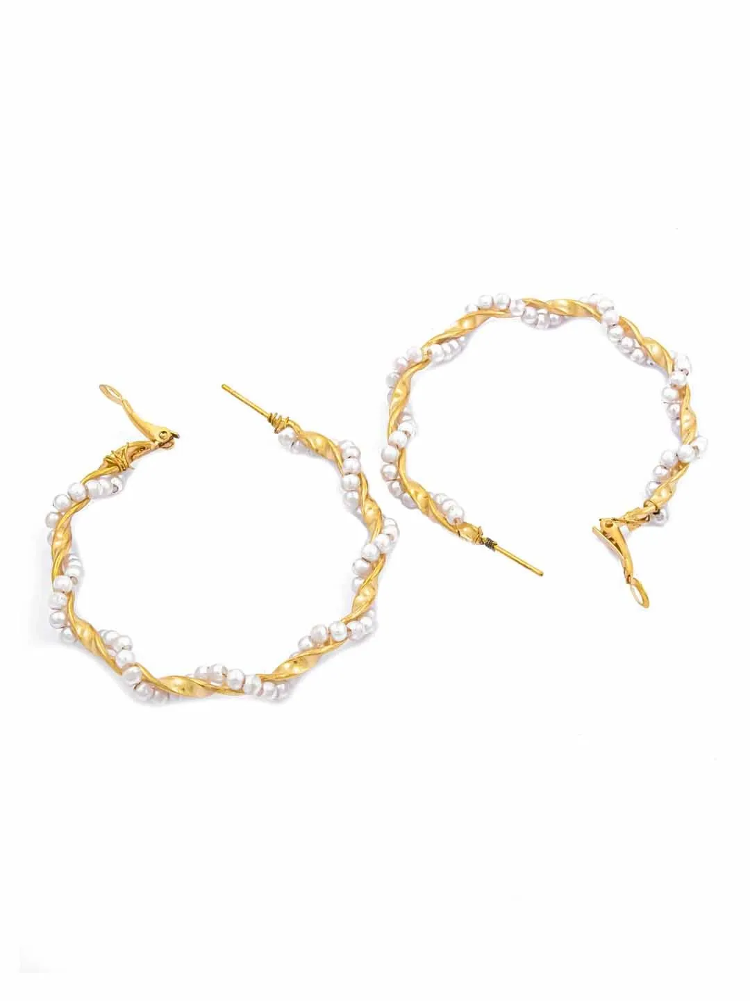 Gold Cass Hoops