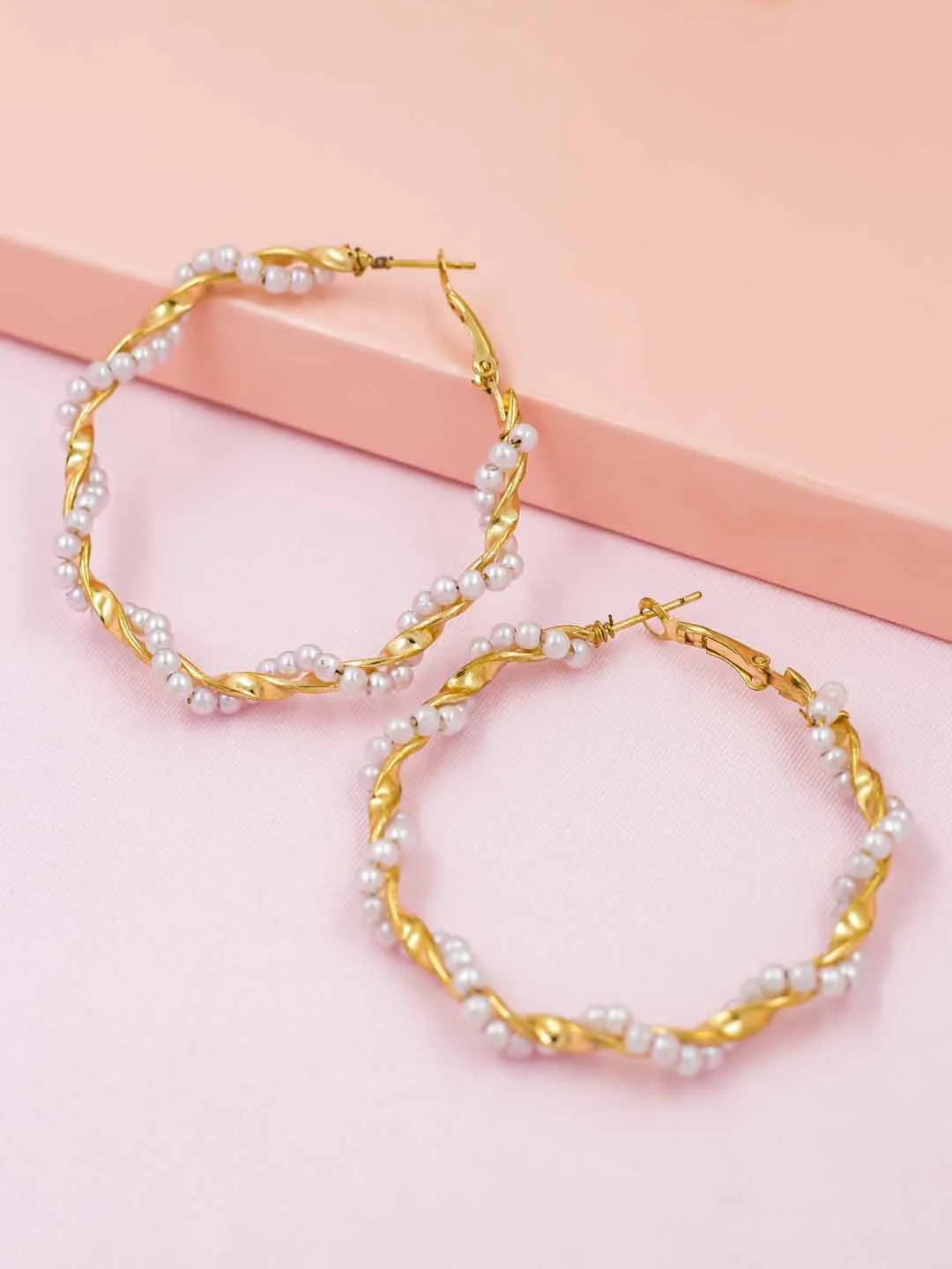 Gold Cass Hoops