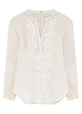 Gustav Annsofie Blouse 52645 Bluse - Creamy Beige