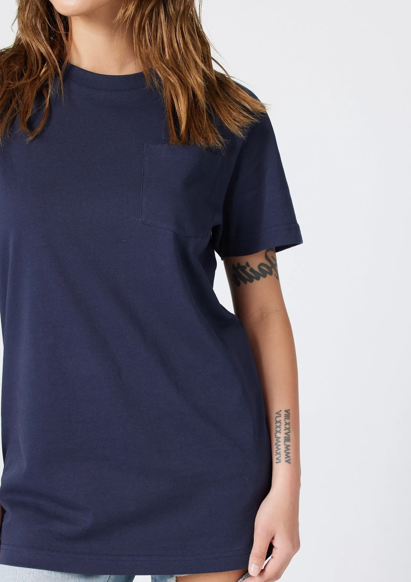 Heavyweight Pocket Tee - Midnight