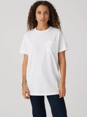 Heavyweight Pocket Tee - White