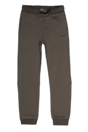 Hugo Boss Boys Classic Khaki Sweatpants With Logo J24722