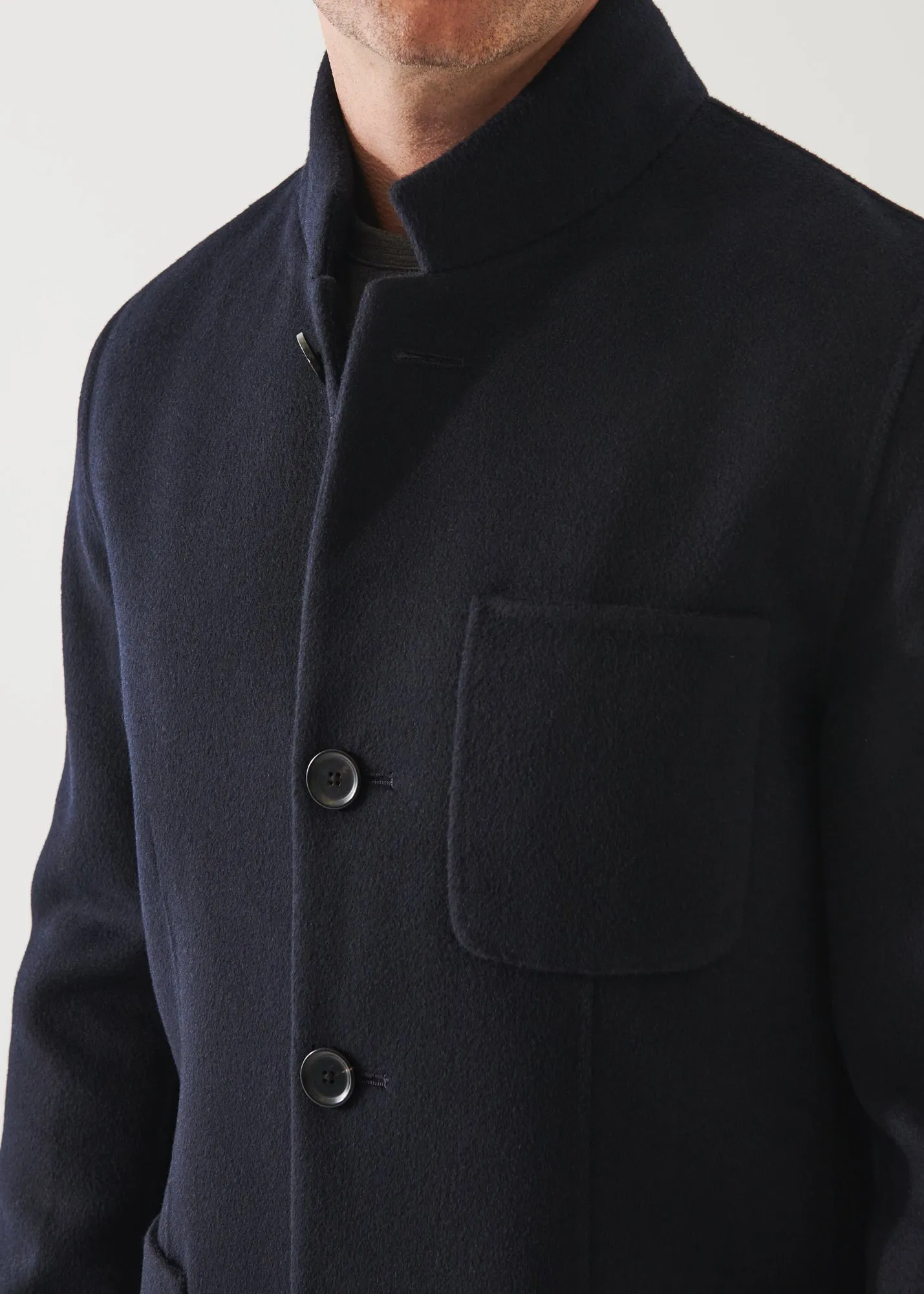 HYBRID WOOL-CASHMERE JACKET