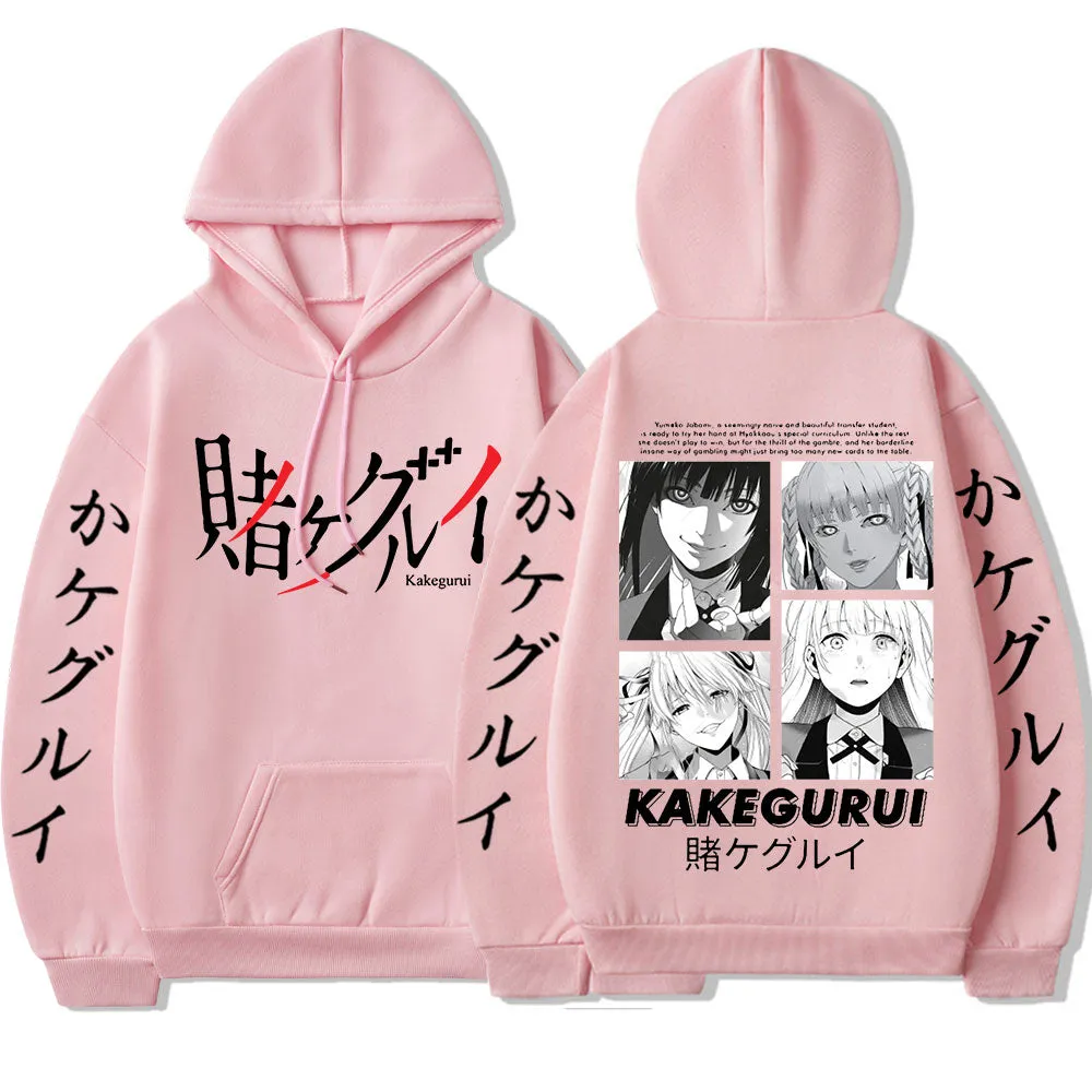 Kakegurui Yumeko Jabami Double-sided Print Manga Casual Anime Hoodie High Quality