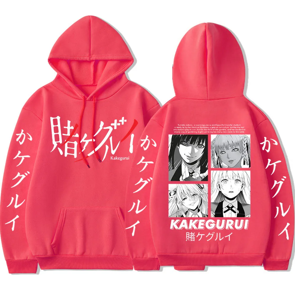 Kakegurui Yumeko Jabami Double-sided Print Manga Casual Anime Hoodie High Quality