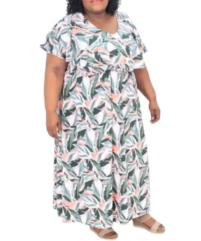 Ladies Printed Maxi Dress