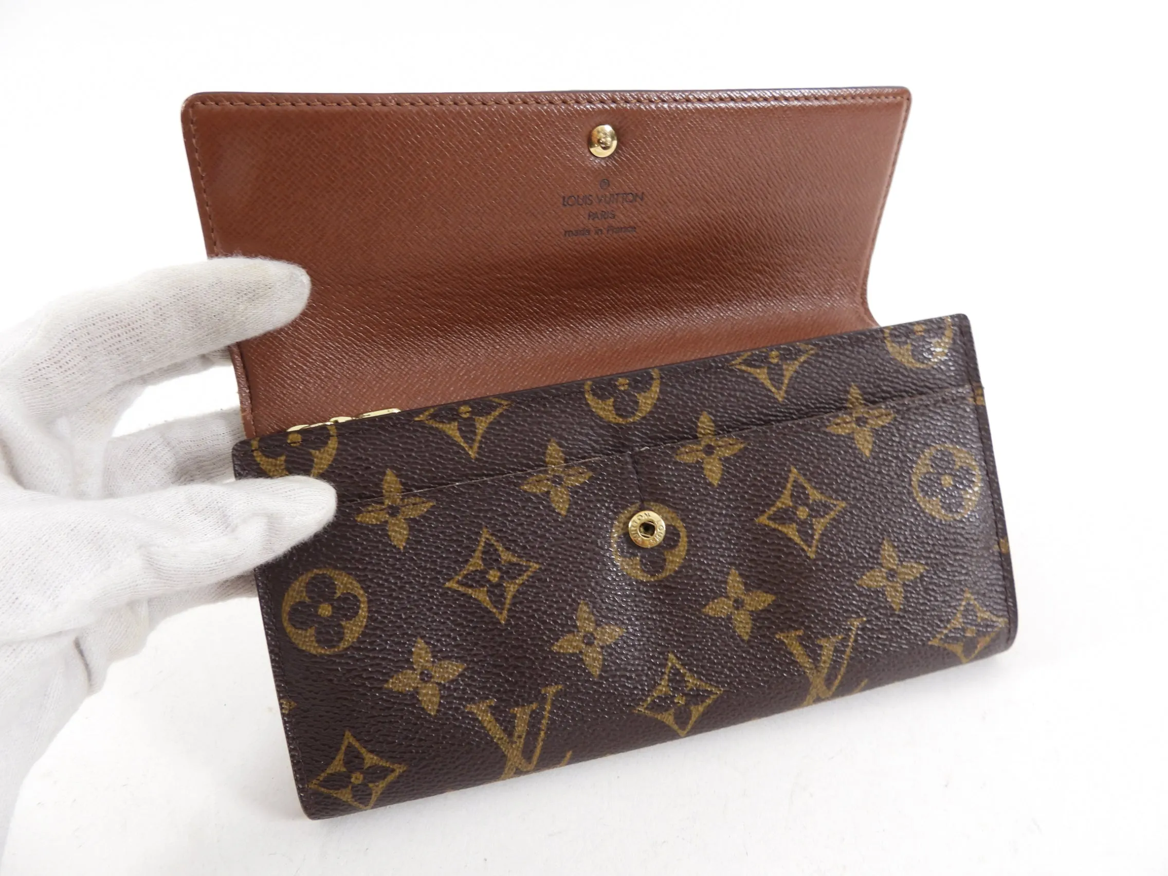 Louis Vuitton Vintage 2003 Monogram Snap Wallet