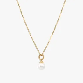 Marie Pearl Charm Necklace