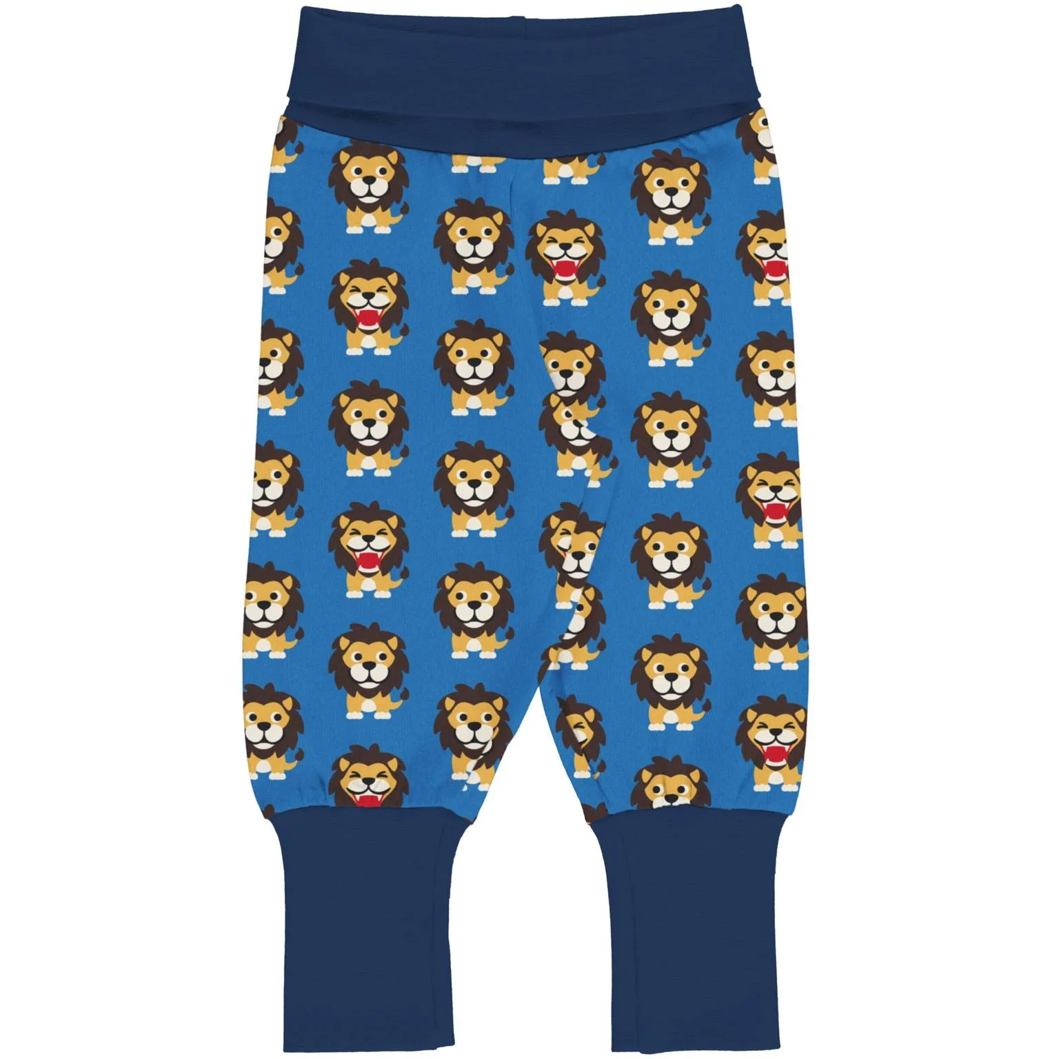 Maxomorra Pick & Mix Lion Cotton Rib Pants