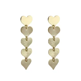 Mckenna Short Heart Earrings