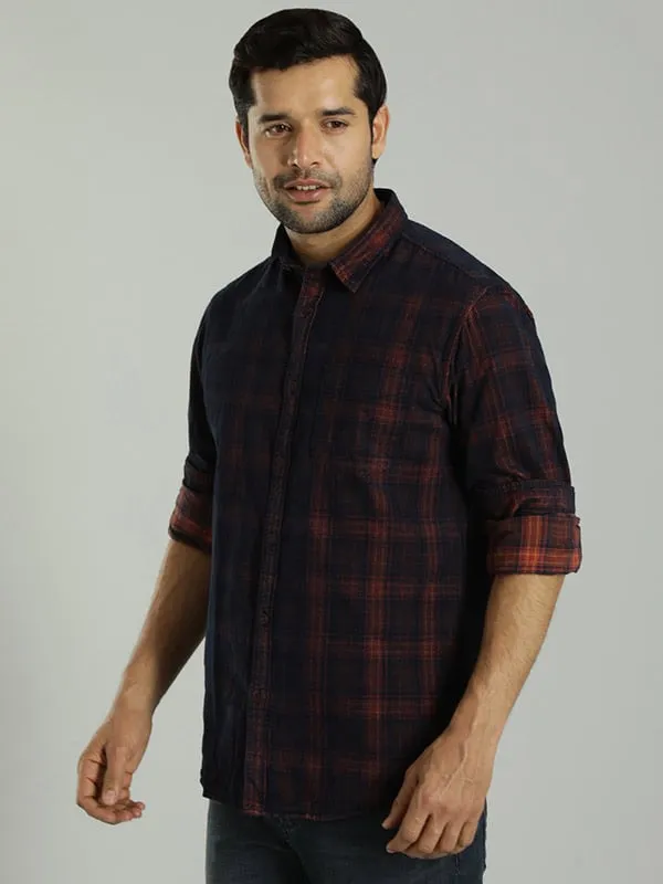 Men Checked Full Sleeve Cotton Shirt