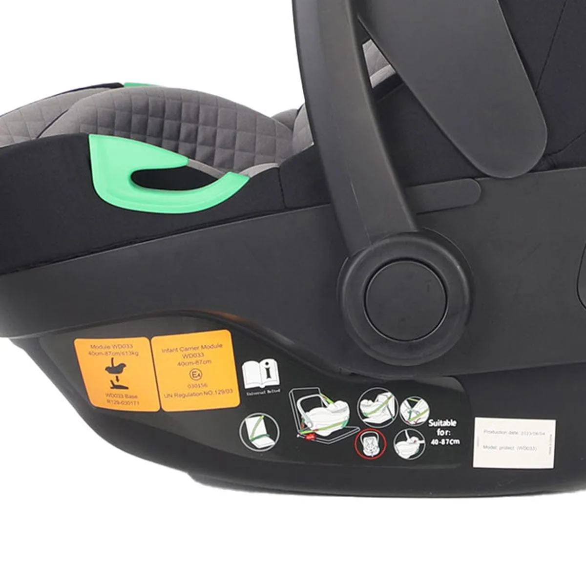 Mountain Buggy Protect i-Size Car Seat and Base - Black (2023)