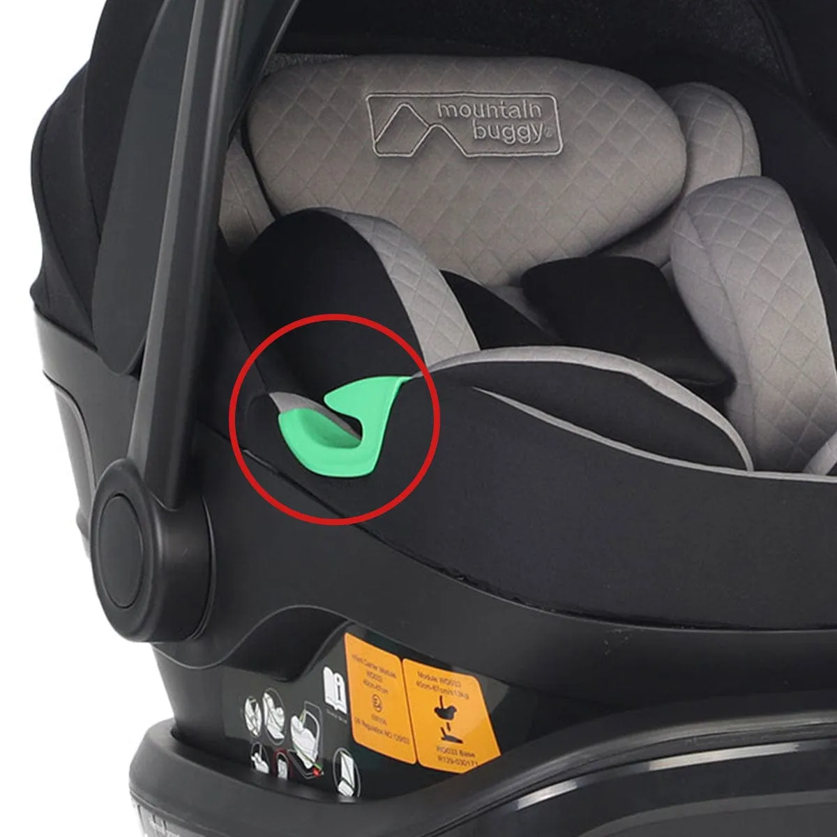 Mountain Buggy Protect i-Size Car Seat and Base - Black (2023)