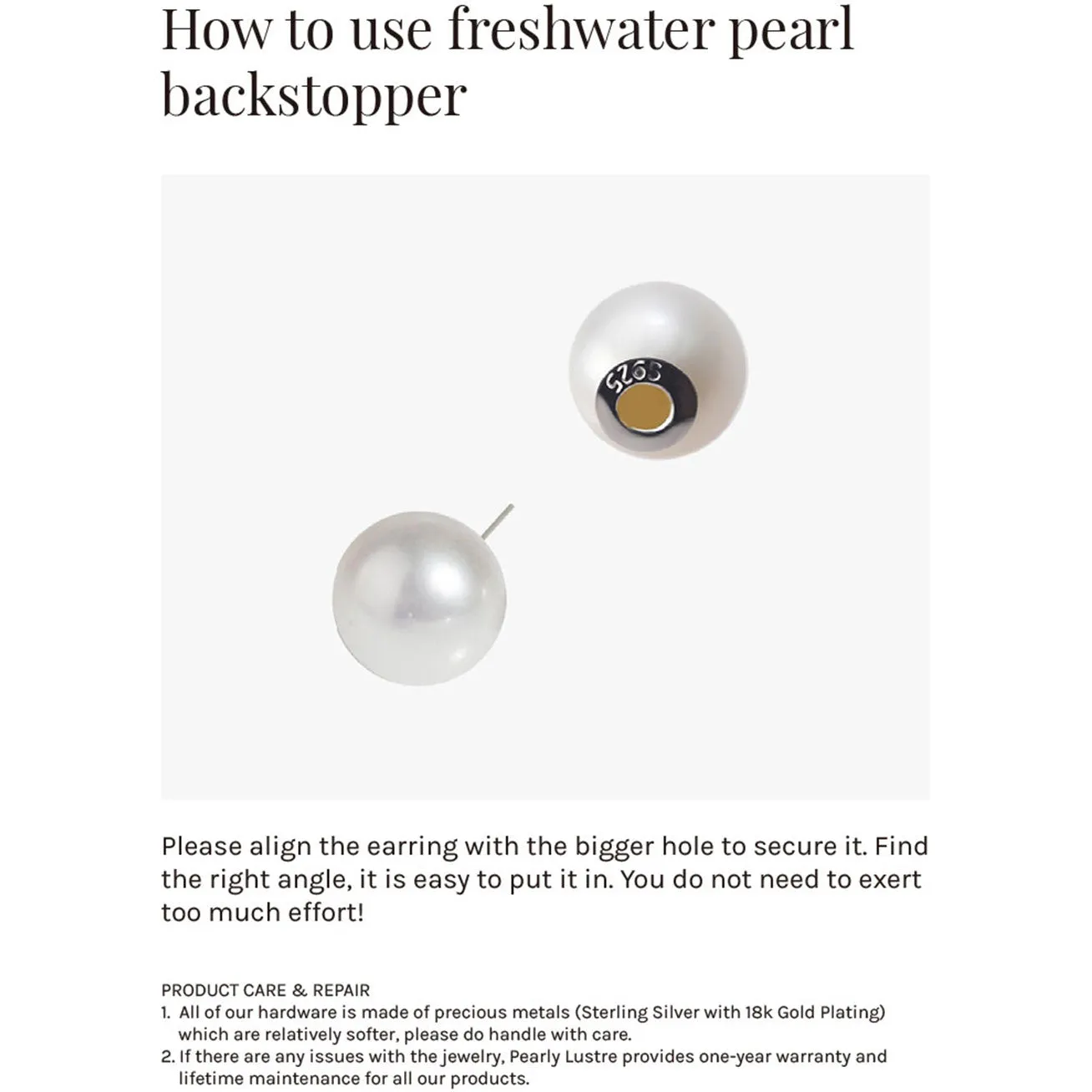 New Yorker Freshwater Pearl Earrings WE00408