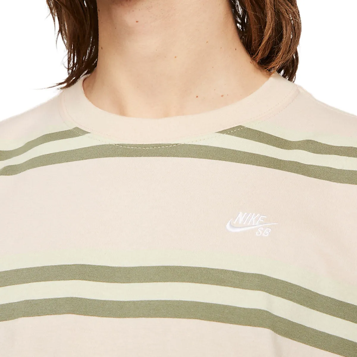 Nike SB Striped Skate Tee Orange Pearl